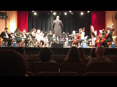 2018-05 Claflin Hill Youth Orchestra playing Overture to Don Giovanni