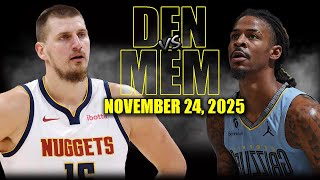 11월25일 멤피스 덴버 NBA 하이라이트