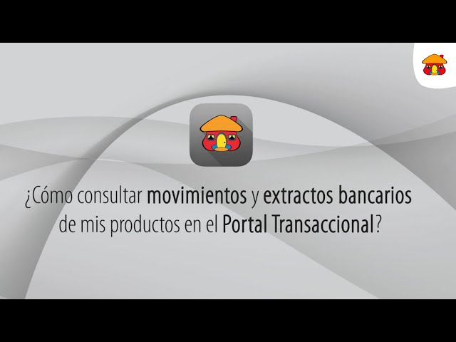 Consulta de movimientos y extractos bancarios