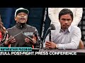 FLOYD MAYWEATHER VS MANNY PACQUIAO (FULL POST FIGHT PRESS CONFERENCE)