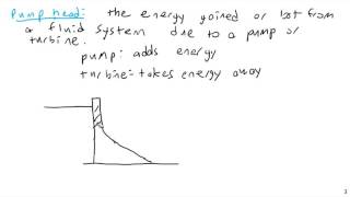 Energy Equation, Pumps and Turbines - Fluid Mechanics