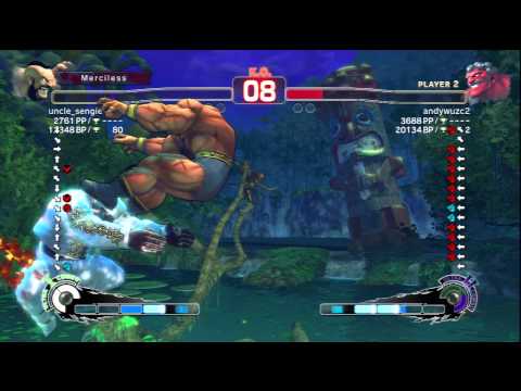 uncle_sengie [Zangief] Vs andywuzc [Hakan] SSF4 AE Online Ranked Matches - PSN