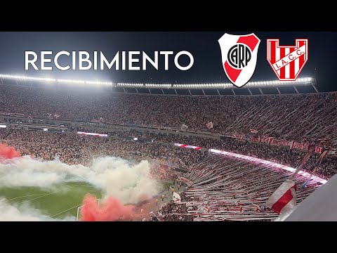 RIVER MI BUEN AMIGO | RECIBIMIENTO DESDE la TRIBUNA | RIVER VS instituto