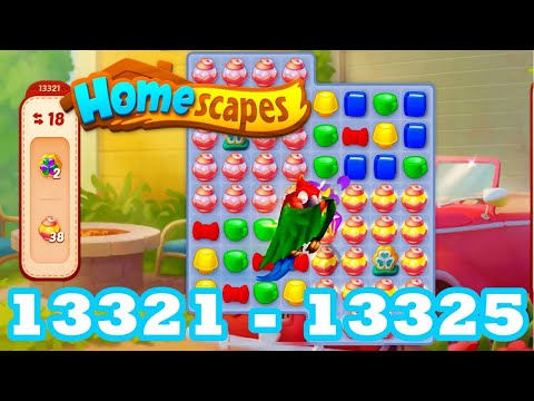 Homescapes Level 13321 - 13325 HD 3 - match puzzle Gameplay | android | IOS | 13322 | 13323 | 13324