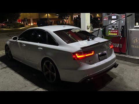 POV DRIVE IN INSANE AUDI S6 + GAP ￼CAM💨 (crazy exhaust) 