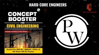 CONCEPT BOOSTER FOR CIVIL ENGINEERING | PHYSICS WALLAH CIVIL ENGINEERING BOOK | FORMULA+THEORY| 2023