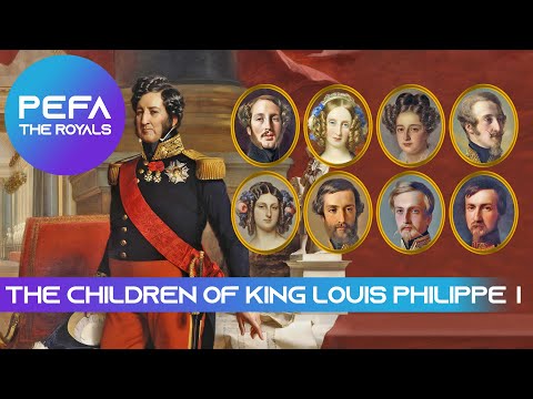 The Children of King Louis Philippe I (Texts with pictures)