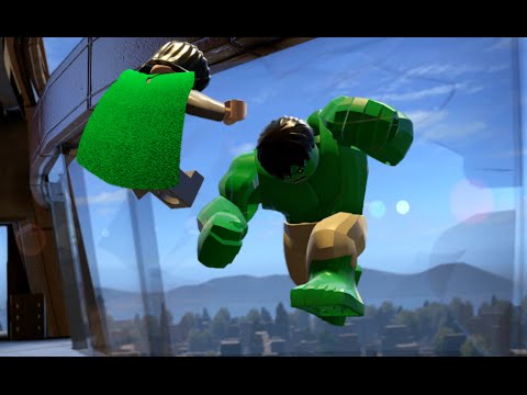 LEGO Marvel's Avenger: Hulk vs Loki Battle/Fight