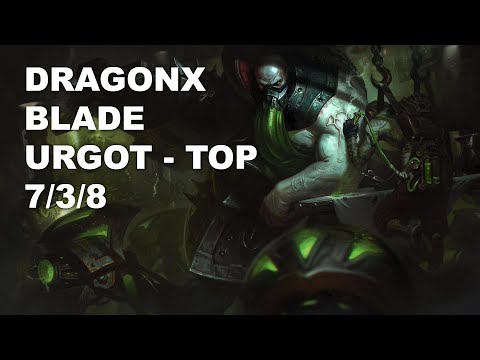DragonX Blade Top Urgot vs Neeko - KR Grandmaster Patch 10.8