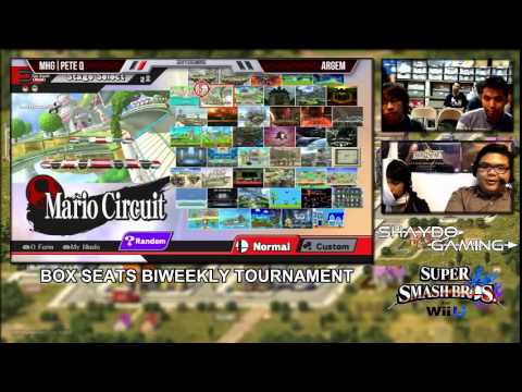 MHG|Pete Q vs. Argem - Bi-weekly Super Smash Bros Tournament 2