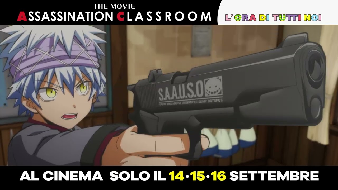 Assassination Classroom – L’ora di tutti noi al cinema il 14, 15 e 16 settembre Assassination Classroom – L’ora di tutti noi al cinema il 14, 15 e 16 settembre