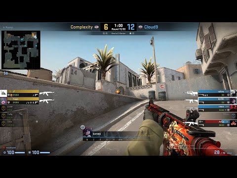 CS:GO POV Demo Cloud9 Sh1ro (24/12) vs Complexity (de_dust2) @ Roobet Cup 2022
