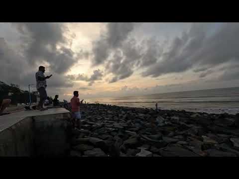 নিউ দীঘা  - New Digha sea beach  - early morning timelapse video