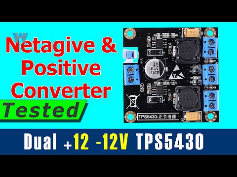 Review of TS5430 Dual +12V -12V input 14V-30V 2A Converter
