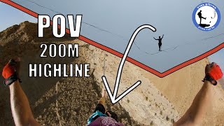 POV YOU'RE ON A HIGHLINE הייליין 200 מטר מהעיניים של ניר