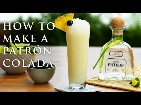 How to Make a Piña Colada with Patrón Silver | Patrón Tequila