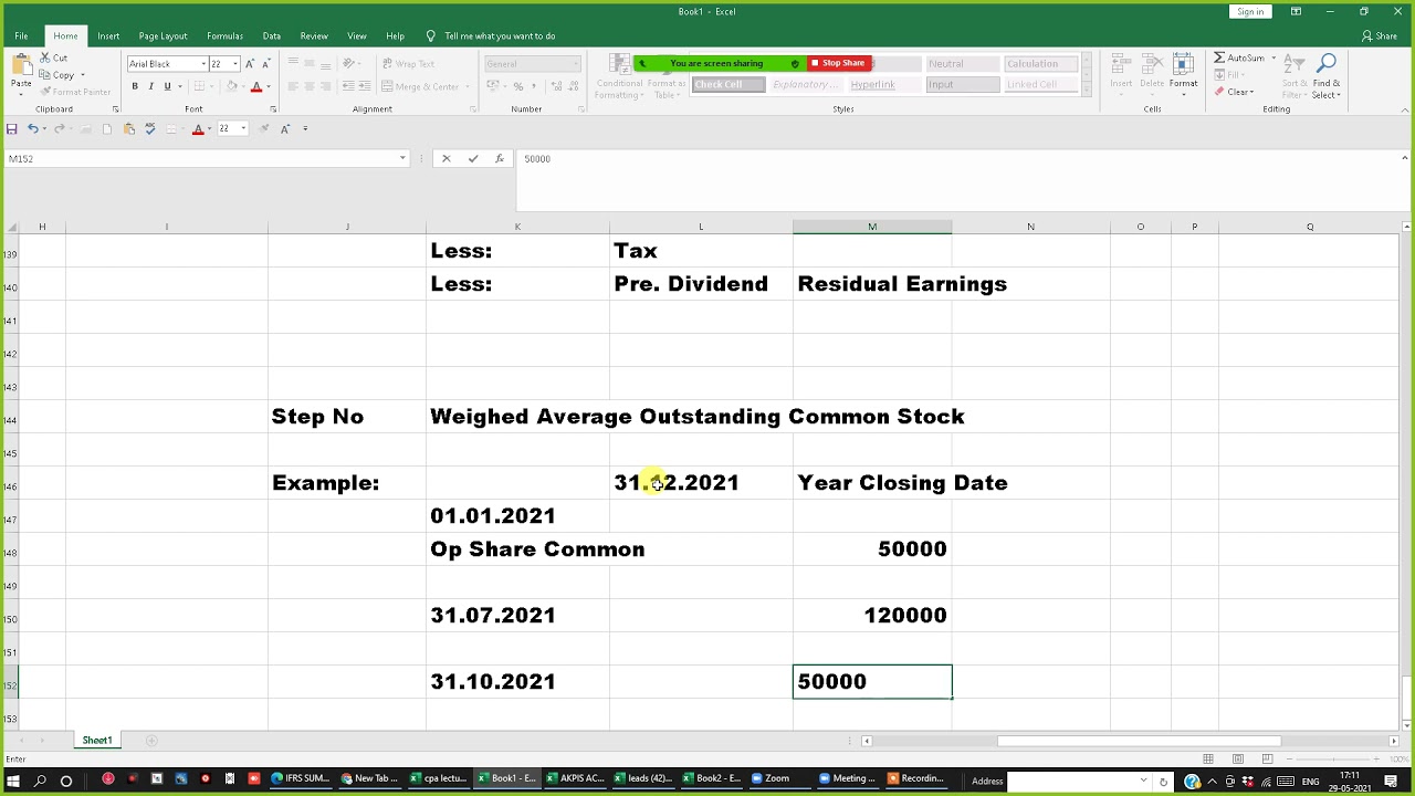 IFRS IAS 33 Lecture 1