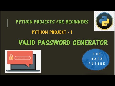 Python Project Valid Password Generator Python Project 1 For Beginners