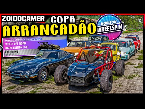 COPA ARRANCADÃO DE ROLETA COM O LUAN GAMEPLAY KKK - FORZA HORIZON 5