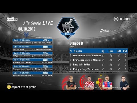 🔥 FIFA 20 Star Cup | Gruppe B | MoAuba - Bajazzo_7 - LuBo - Eisvogel 🎮