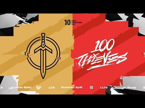 GG vs. 100 - Week 7 Day 1 | LCS Summer Split | Golden Guardians vs. 100 Thieves (2022)