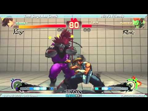 HADOCON III - SSF4:AE 3v3 - That Guy's Ass Crack vs Hiro's Friends - Winner's Finals