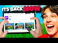FORTNITE MOBILE IS OFFICIALLY BACK ON IOS