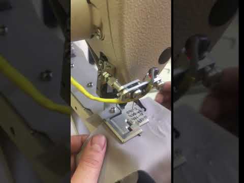 Automated solution for sewing on a metal hanger video