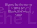 Blessed Be Your Name Lyrics 