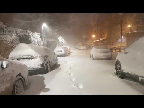 Bajando la Calle 109 Villas (Pozuelo de Alarcón, España) (09/enero/2021)