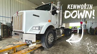 KENWORTH DOWN - High pressure fuel EXPLOSION
