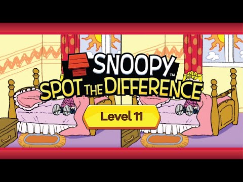 Snoopy Spot the Difference | Episode 1 | Level 11 | Speed