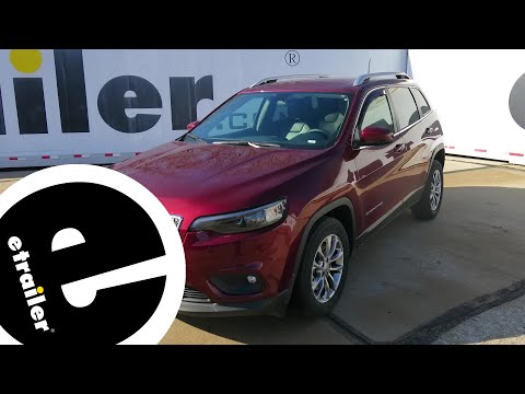 etrailer | WeatherTech Side Window Air Deflectors Installation - 2019 Jeep Cherokee