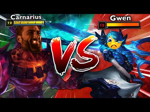 Giga Chad Nasus Bullies Gwen Top. Poor girl stood no chance | Carnarius | League of Legends
