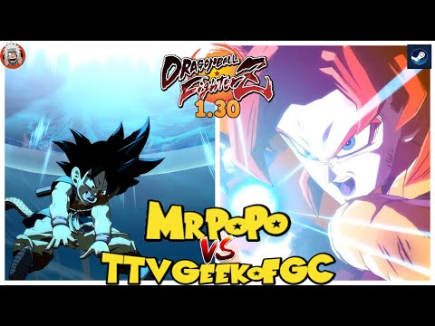 DBFZ TTVGeekoFGC vs Mr PoPo - Crazy Fights! - Ver 1.30