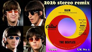 The Beatles - Rain 2026 - stereo remix 4K