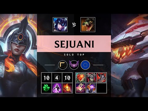 Sejuani Top vs Renekton - EUW Master Patch 25.13