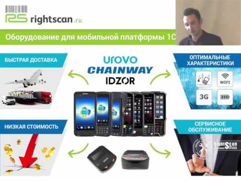 Видео презентация комплексных решений на мобильной платформе 1С
