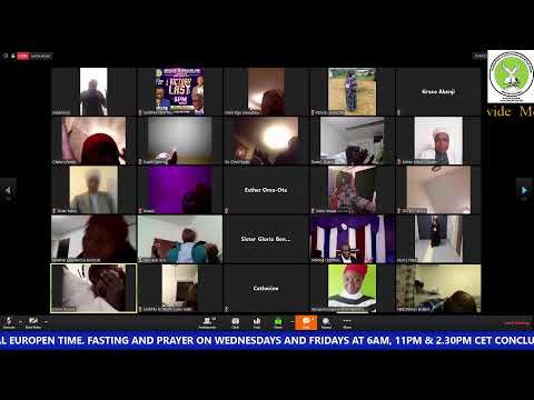 MSRPM SUNDAY WORSHIP SERVICE; HOLY GHOST HOUR SESSION 6 AM CET 01.12.2019