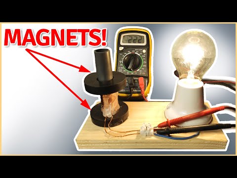 KOSTENLOSE ENERGIE MIT MAGNETEN 🧲💡💡- Unendliche magnetische Energie