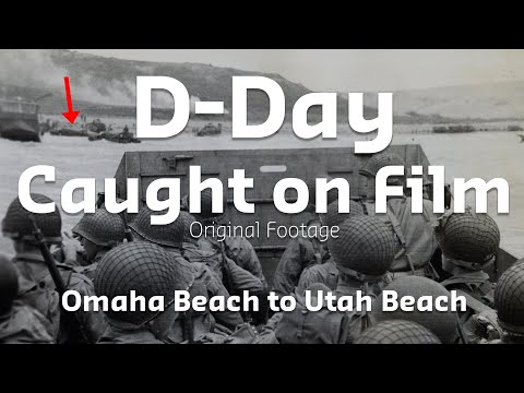 The D-Day Cameramen Who Filmed Normandy Invasion on June 6, 1944 - WWII Then & Now