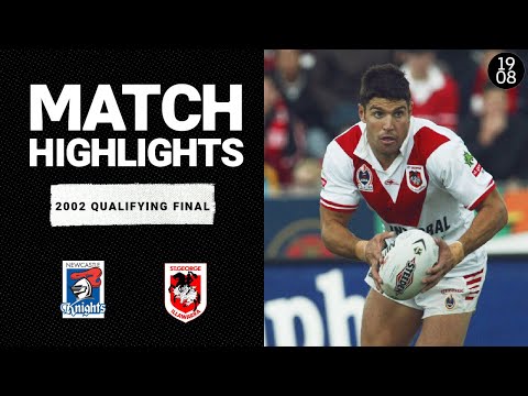 Newcastle Knights v St George Illawarra | 2002 Qualifying Final | Classic Match Highlights | NRL
