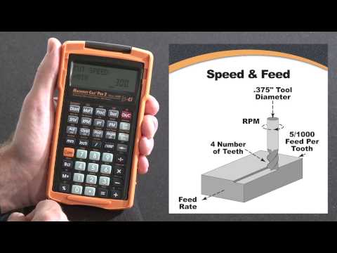 How to do Basic Speed & Feed | Machinist Calc Pro 2