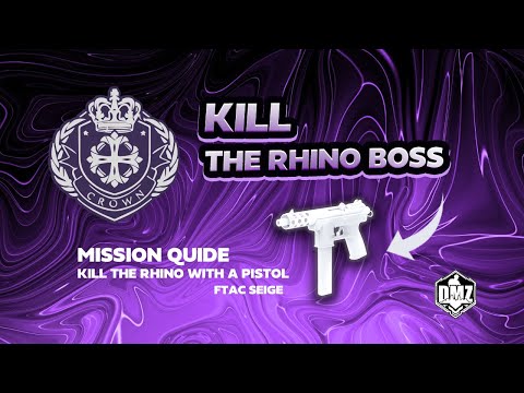 SOLO DMZ - UNLOCK STEALTH VEST BARTER - Kill the RHINO - All'FAIR . GROWN mission guide