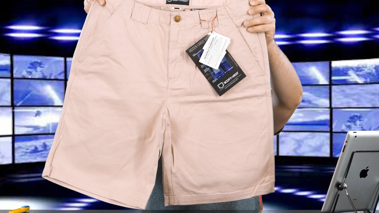 Scottevest Hidden Pocket Cargo Shorts Initial Impressions & Quick Tour