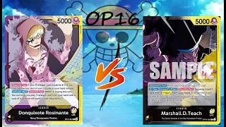 Rosinante Vs Teach #2 - {OP16} - One Piece Card Game