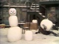 Classic Sesame Street David Builds A Snowman
