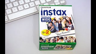 Test Sofortbildkamera  Fuji Instax 100  +  Fujifilm Instax wide Format