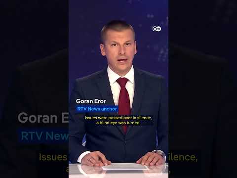 Protesters storm TV channel offices in Belgrade demanding apology | DW News