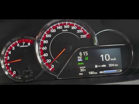 Vios GRS 2020 0km/h - 100km/h Drag Speed (Speed Mode)